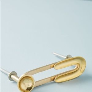 Anthropologie patti Golden brushed handle